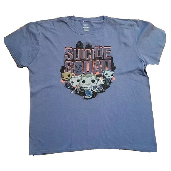 Funko Other - Pop Tees Suicide Squad T-Shirt Indigo Blue Funko
